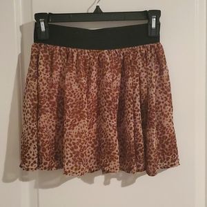 Girls Leopard Print skirt